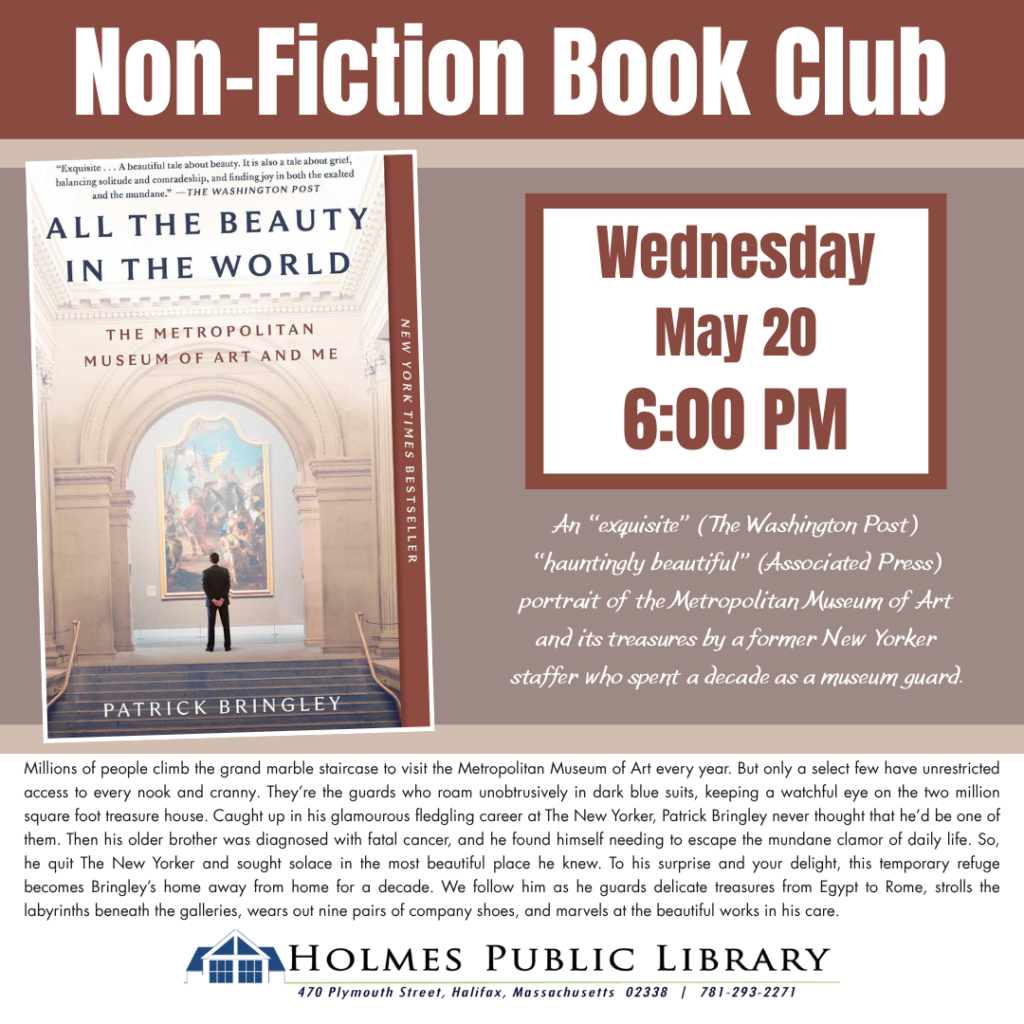 Non-Fiction Book Club Social May 26