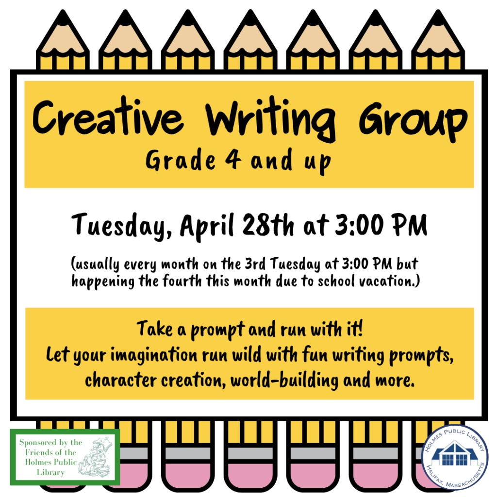Creative Writing Group April Social (1)