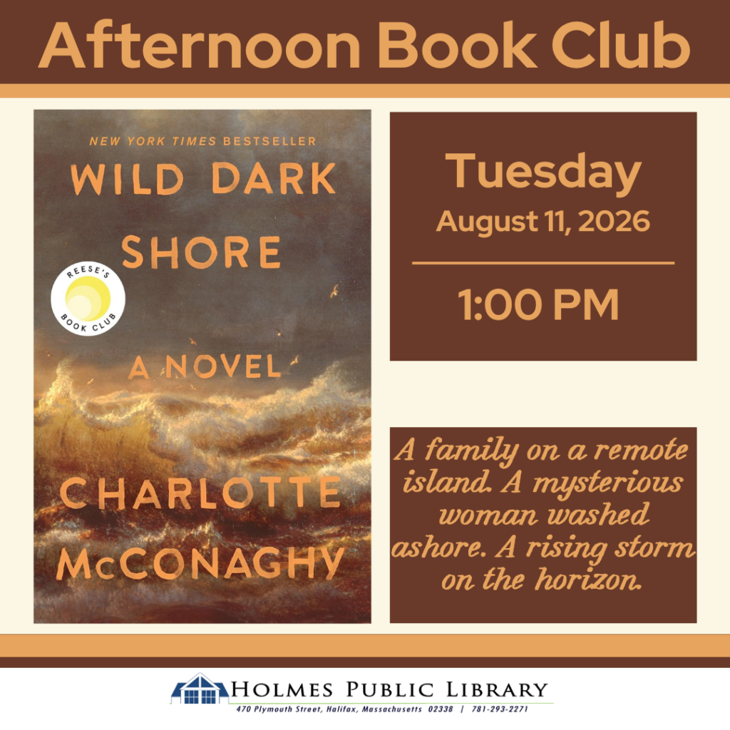 Afternoon Book Club Flyer August 2026